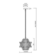 Подвесной светильник Milagro Crown ML0399 цена и информация | Люстры | pigu.lt