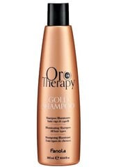 Šampūnas visų tipų plaukams Fanola Oro Therapy 24K Gold Shampoo, 300ml kaina ir informacija | Šampūnai | pigu.lt