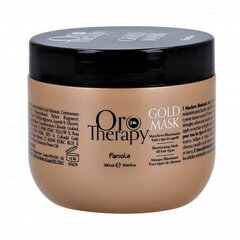 Plaukų kaukė Fanola Oro Therapy 24K Gold Mask, 300 ml kaina ir informacija | Priemonės plaukų stiprinimui | pigu.lt