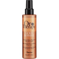 Purškiamas kondicionierius Fanola Oro Therapy Gold Bi-Phase, 200 ml kaina ir informacija | Balzamai, kondicionieriai | pigu.lt