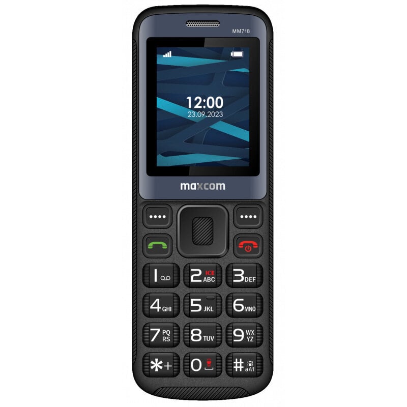 Maxcom MM718 Black kaina ir informacija | Mobilieji telefonai | pigu.lt