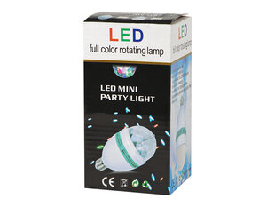 LED lemputė LED E27 3W RGB kaina ir informacija | LED juostos | pigu.lt