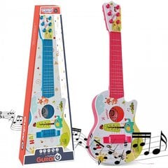Детская акустическая гитара, 43 см, Woopie, красная цена и информация | Развивающие игрушки | pigu.lt