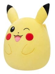 SQUISHMALLOWS POKEMON мягкая игрушка Winking Pikachu, 35 cм цена и информация | Атрибутика для игроков | pigu.lt