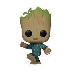 FUNKO POP! Vinilinė figūrėlė: I Am Groot - Groot in PJs (dancing), 8 cm цена и информация | Атрибутика для игроков | pigu.lt