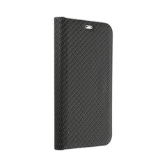 Чехол Luna Book Carbon для Xiaomi Mi 11, черный цена и информация | Чехлы для телефонов | pigu.lt