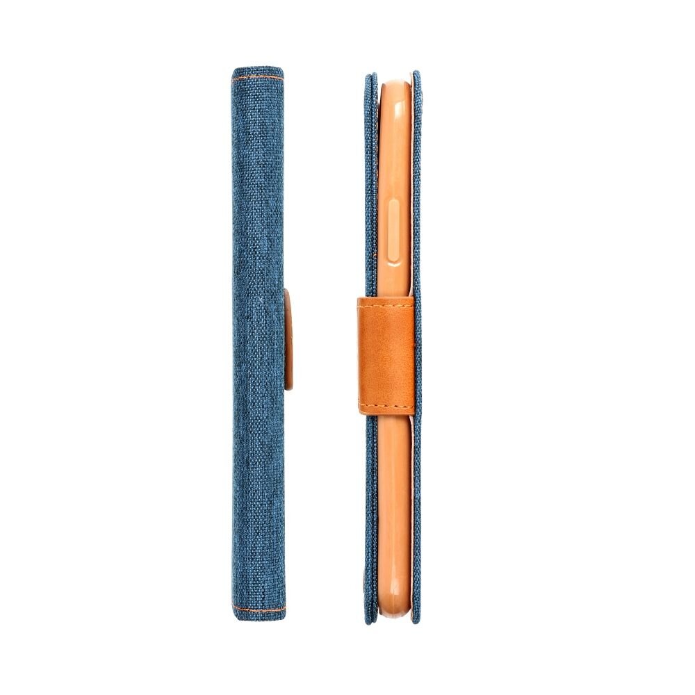 CANVAS Book case for XIAOMI Redmi 13C navy blue kaina ir informacija | Kalendoriai, darbo knygos | pigu.lt