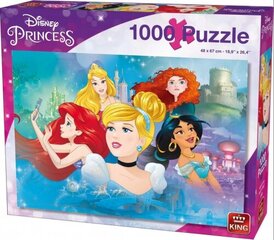 King - Puzzle 1000 Disney Princesses цена и информация | Пазлы | pigu.lt