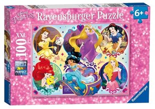 Dėlionė Ravensburger Disney Princess, 100 d. kaina ir informacija | Dėlionės (puzzle) | pigu.lt