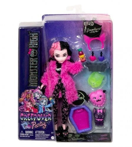 Lėlė Monster High Creepover Party Draculaura Doll su priedais MGA Entertainment, 14d. kaina ir informacija | Žaislai mergaitėms | pigu.lt