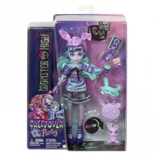 Lėlė Monster High Creepover Party Twyla Doll Mattel, 13d. kaina ir informacija | Žaislai mergaitėms | pigu.lt