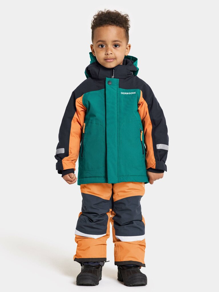 Didriksons žieminė striukė berniukams 7333371164297, žalia kaina ir informacija | Žiemos drabužiai vaikams | pigu.lt