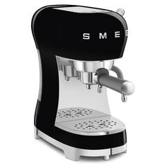 SMEG Espresso machine (ECF02BLEU) black Schwarz цена и информация | Кофемашины | pigu.lt