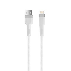 Setty USB - Lightning cable 1,2 m 2A KNA-L-1.220 white цена и информация | Кабели для телефонов | pigu.lt