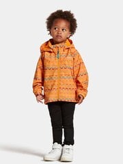 Didriksons lietaus striukė mergaitėms 7333371020838, oranžinė цена и информация | Непромокаемая одежда для детей | pigu.lt