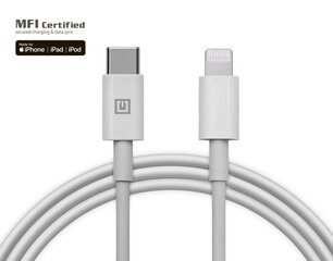 MFI PD USB Type C — Lightning TPE цена и информация | Адаптеры, USB-разветвители | pigu.lt