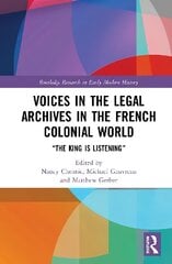 Voices in the Legal Archives in the French Colonial World: The King is Listening kaina ir informacija | Istorinės knygos | pigu.lt