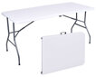 Sulankstomas stalas, 240 x 75 x 74 cm, baltas цена и информация | Lauko stalai, staliukai | pigu.lt