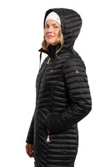Luhta moteriškas žieminis paltas HIETOIS, juodas kaina ir informacija | Striukės moterims | pigu.lt