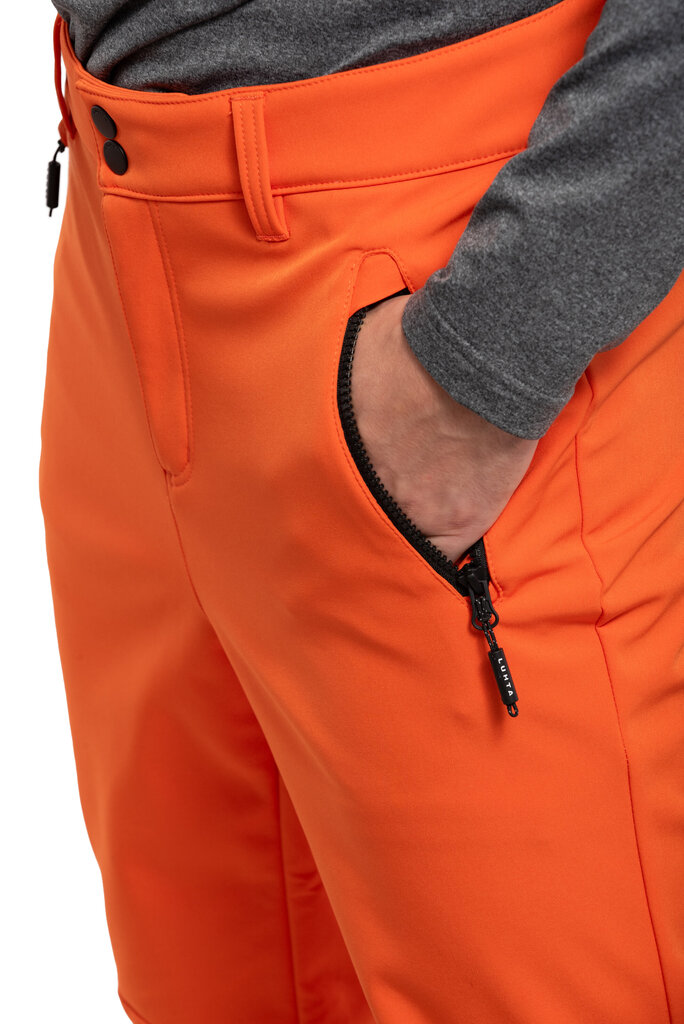 Luhta vyriškos softshell slidinėjimo kelnės KUUSAMO, raudonos kaina ir informacija | Vyriškа slidinėjimo apranga | pigu.lt