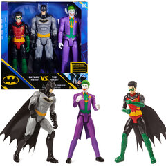 Veiksmo figūrėlių rinkinys Spin Master DC Comics 3-in-1 Betmenas, Robinas, Džokeris kaina ir informacija | Žaislai berniukams | pigu.lt