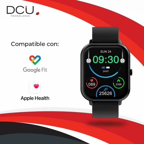 DCU Curved Glass Pro Black kaina ir informacija | Išmanieji laikrodžiai (smartwatch) | pigu.lt
