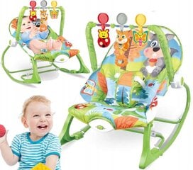 Sūpuoklė - kėdutė kūdikiui, green kaina ir informacija | Gultukai ir sūpynės | pigu.lt
