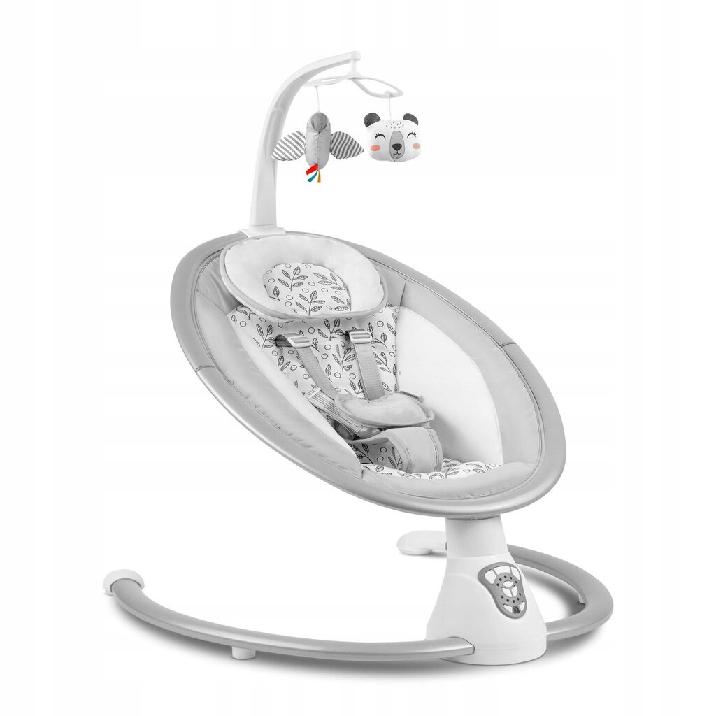 Sūpuoklė - kėdutė kūdikiui Ricokids 705000, white/grey kaina ir informacija | Gultukai ir sūpynės | pigu.lt