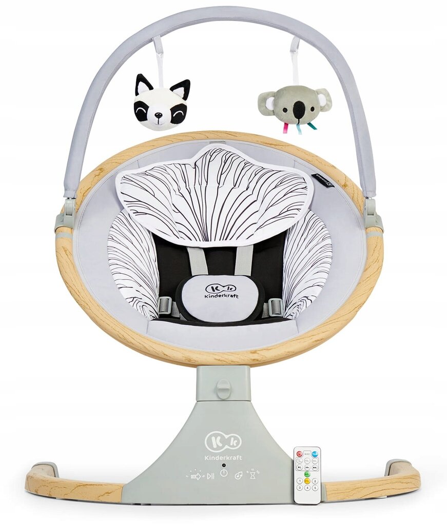Sūpuoklė - kėdutė kūdikiui KinderKraft Lumi цена и информация | Gultukai ir sūpynės | pigu.lt