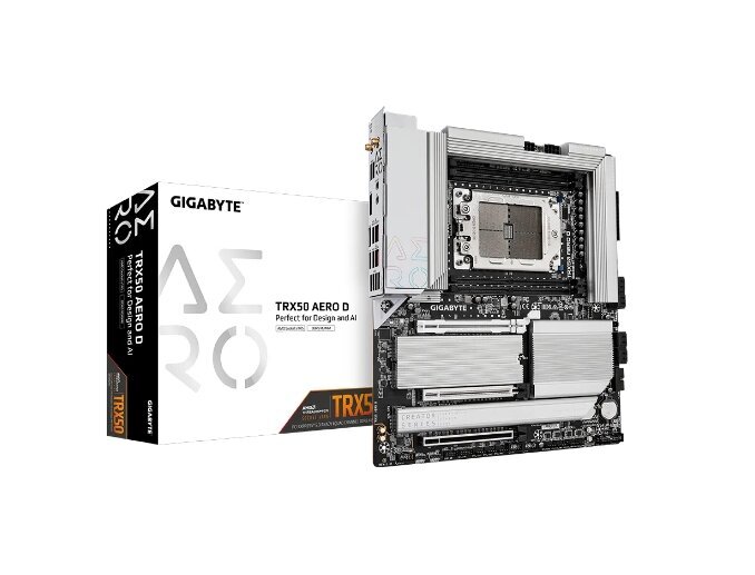 Gigabyte TRX50 Aero D kaina ir informacija | Pagrindinės plokštės | pigu.lt