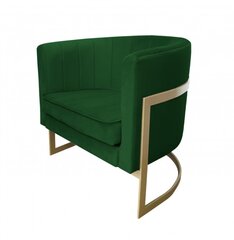 Fotelis Glamour Decorates, žalias цена и информация | Кресла в гостиную | pigu.lt