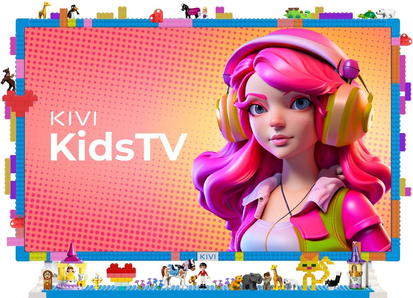 Kivi KidsTV FHD LED Android TV kaina ir informacija | Televizoriai | pigu.lt