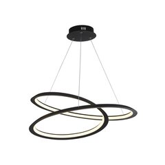 Searchlight подвесной светильник Swirl LED 51871-1BK цена и информация | Люстры | pigu.lt