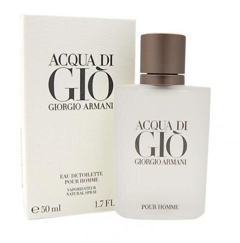 Tualetinis vanduo Giorgio Armani Acqua di Gio Pour Homme EDT vyrams 50 ml цена и информация | Kvepalai vyrams | pigu.lt