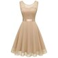 Suknelė moterims BeryLove, smėlio spalvos kaina ir informacija | Suknelės | pigu.lt