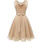 Suknelė moterims BeryLove, smėlio spalvos kaina ir informacija | Suknelės | pigu.lt