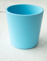 Silikoninis puodelis vaikams Little eater, mėlynas цена и информация | Детская посуда, контейнеры для молока и еды | pigu.lt
