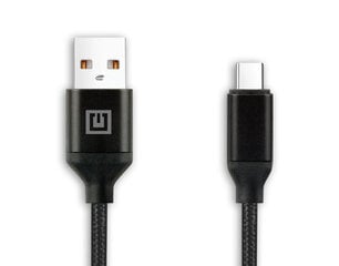 Real-El, Aukščiausios kokybės USB A – C tipo audinys цена и информация | Адаптеры, USB-разветвители | pigu.lt