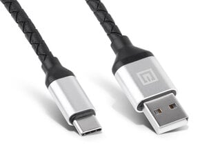 Real-El, Premium USB A - Type C Leather Oda, 1m цена и информация | Адаптеры, USB-разветвители | pigu.lt