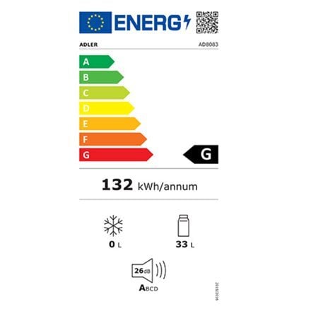 Adler AD 8083 kaina ir informacija | Vyno šaldytuvai | pigu.lt