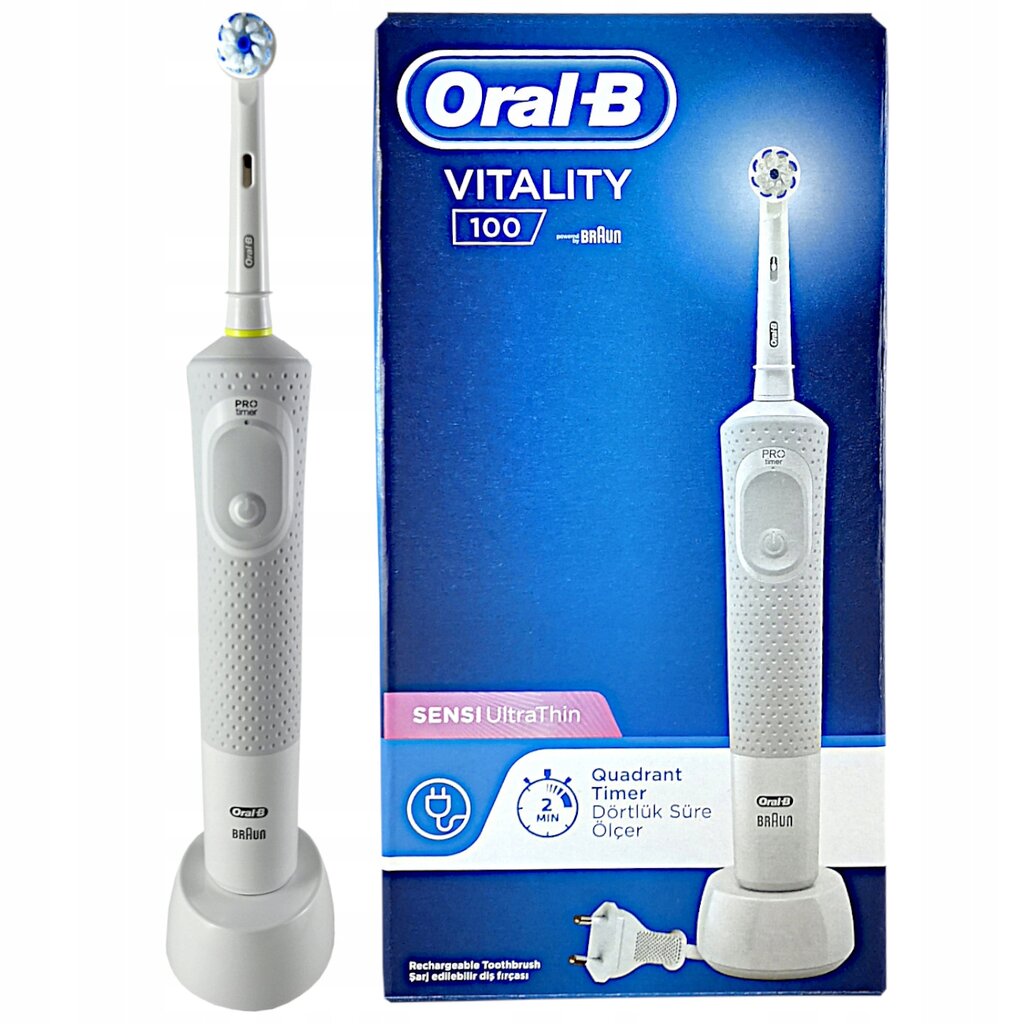 Oral-B Vitality 100 цена и информация | Elektriniai dantų šepetėliai | pigu.lt