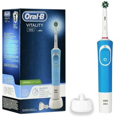 Зубная щетка Oral-B Vitality 100 Blue цена и информация | Электрические зубные щетки | pigu.lt