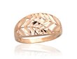 Auksinis žiedas Diamond Sky "Caesar" iš raudono, 585 prabos aukso kaina ir informacija | Žiedai | pigu.lt