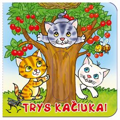 Trys kačiukai kaina ir informacija | Knygos vaikams | pigu.lt