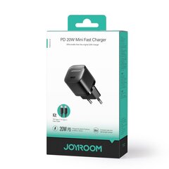 Mini charger USB C 20W PD Joyroom JR-TCF02 - White цена и информация | Зарядные устройства для телефонов | pigu.lt
