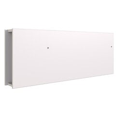 Полка Aatrium Juist Plus, 108x15x41 см, белая цена и информация | Полки | pigu.lt