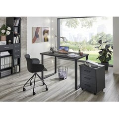 Письменный стол Aatrium Home Desk, 160x70x75, черный цвет цена и информация | Компьютерные, письменные столы | pigu.lt