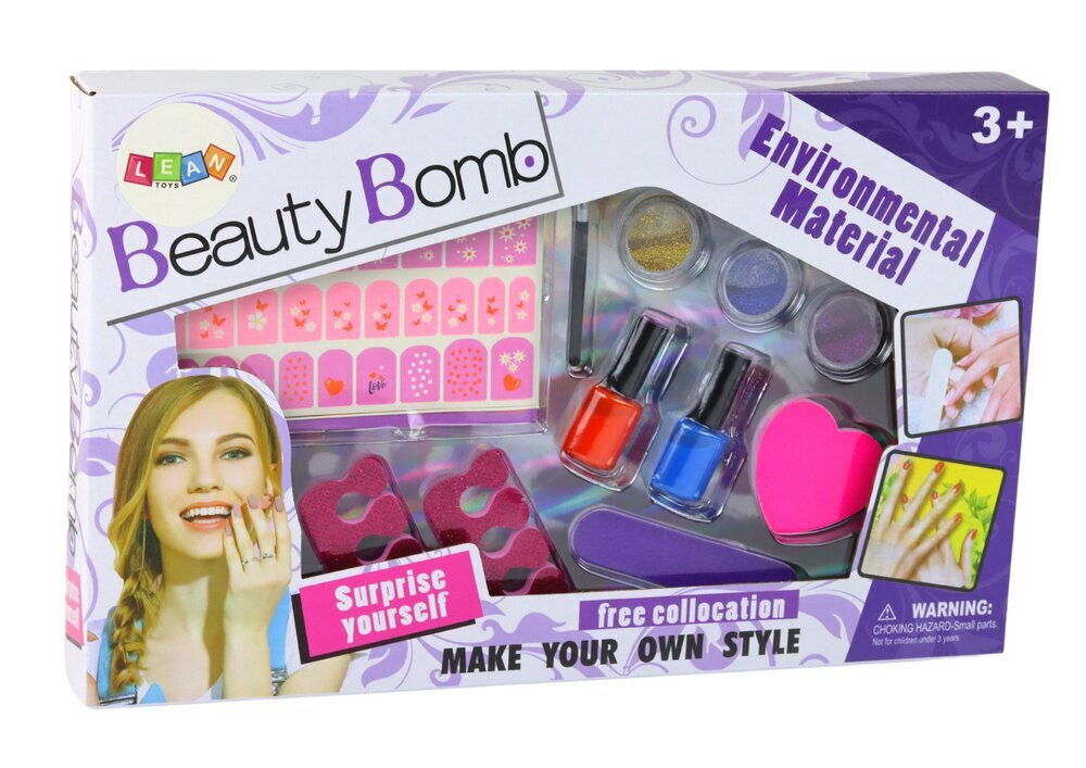 Manikiūro rinkinys mergaitėms Beauty Bomb XXL kaina ir informacija | Žaislai mergaitėms | pigu.lt