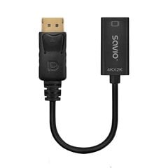 DisplayPort (M) v1.2 - HDMI (F) v1.4, адаптер 4K, AK-62 цена и информация | Адаптеры, USB-разветвители | pigu.lt