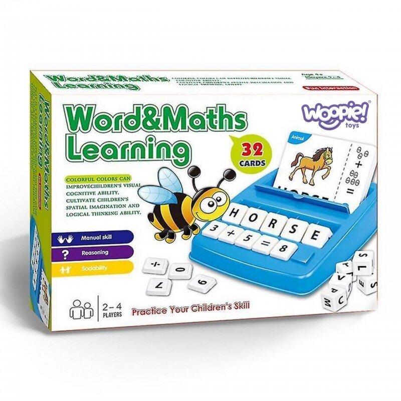 Anglų kalbos ir matematikos edukacinis žaidimas Woopie цена и информация | Stalo žaidimai, galvosūkiai | pigu.lt